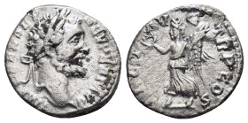 SEPTIMIUS SEVERUS (193-211).Rome.Denarius. 

Obv : IMP CAE L SEP SEV PERT AVG.
Laureate head right.

Rev : VICT AVG TR P COS.
Victory advancing left, ...