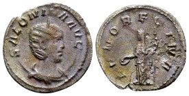 SALONINA (Augusta, 254-268). Antoninianus. Rome.

Obv : SALONINA AVG.
Diademed and draped bust right.

Rev : IVNO REGINA.
Juno standing left, holding ...