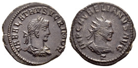 AURELIAN with VABALATHUS (270-275). Antoninianus. Antioch.

Obv : IMP C AVRELIANVS AVG.
Laureate, draped and cuirassed bust of Vabalathus right.

Rev ...