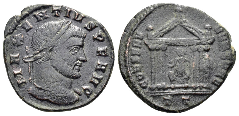 MAXENTIUS (307-312). Follis. Ticinum.

Obv : MAXENTIVS P F AVG.
Laureate, draped...