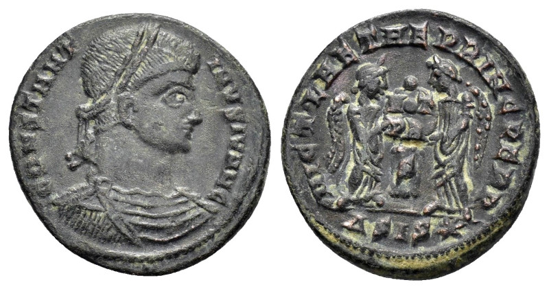 CONSTANTINE II (Caesar, 316-337). Follis. Siscia.

Obv : CONSTANTINVS IVN N C.
L...