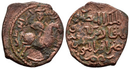 SELJUQ of RUM.Kayqubad I, as malik of Tokat.(1210-1213).Fals. 

Obv : Saint George slaying the dragon.

Rev : Legend.
Album 1213A; Izmirlier-61. 

Con...