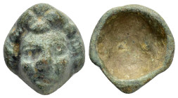 ANCIENT ROMAN BRONZE APPLIQUE.(1st-3th Century).Ae.

Weight : 13.8 gr
Diameter : 25 mm