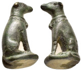 ANCIENT ROMAN BRONZE DOG STATUETTE.(1st - 2nd Century).Ae.

Weight : 31.04 gr
Diameter : 35 mm