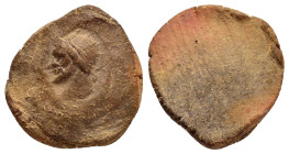 ANCIENT ROMAN TERRACOTTA SEAL / BULLA.(1st-2nd Century).

Weight : 2.03 gr
Diameter : 19 mm