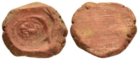 ANCIENT ROMAN TERRACOTTA SEAL / BULLA.(1st-2nd Century).

Weight : 2.3 gr
Diameter : 20 mm