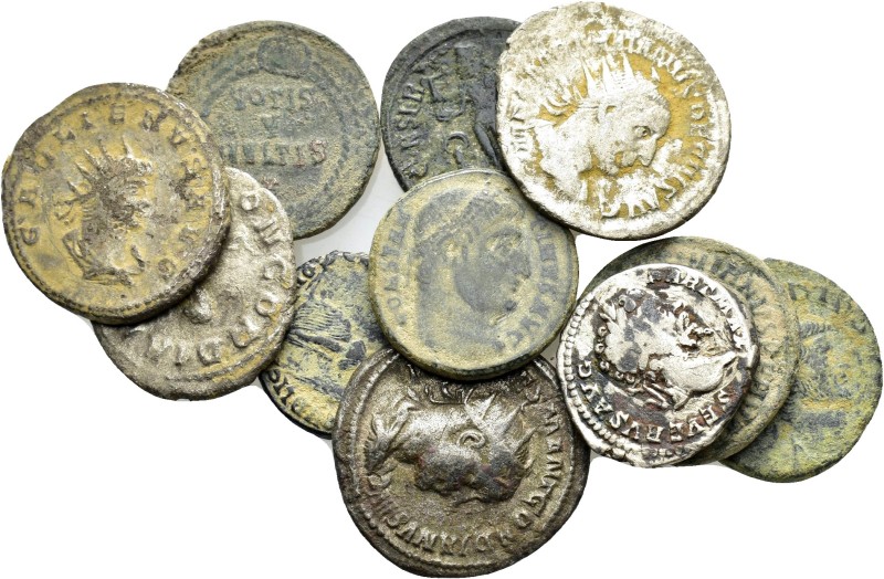 ANCIENT BRONZE COINS.SOLD AS SEEN.NO RETURN.