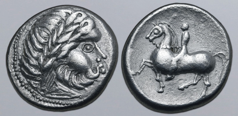 Celts in Eastern Europe AR Tetradrachm. Kegelreiter Type. Transylvania, circa 2n...