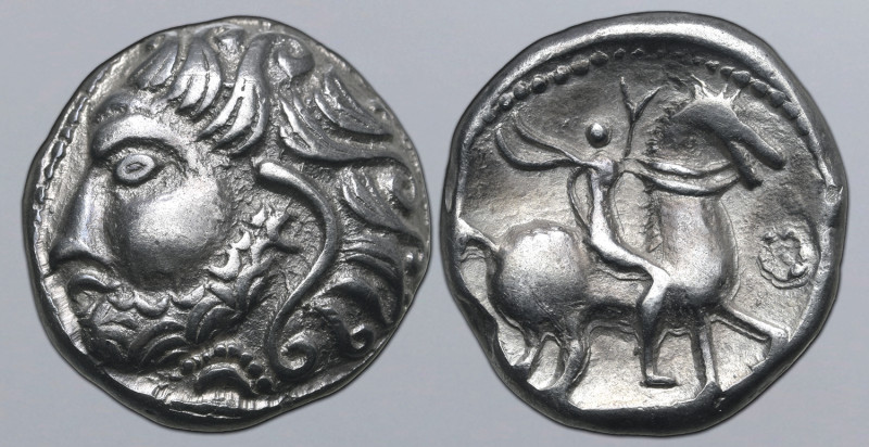 Celts in Eastern Europe AR Tetradrachm. Imitating Philip II of Macedon. Circa 2n...