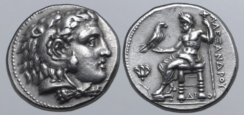 Ptolemaic Kingdom of Egypt, Ptolemy I Soter, as satrap, AR Tetradrachm. In the n...