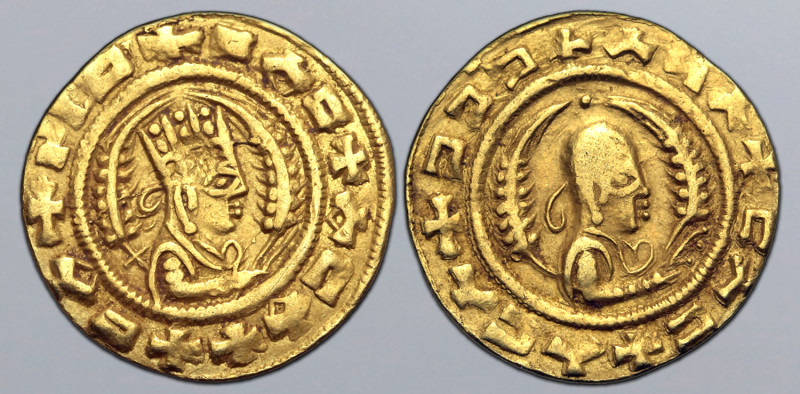 Kingdom of Axum, Ebana AV Unit. Circa AD 460-480. ⧾ CΛC ⧾ ΛCΛ ⧾⧾ CΛ ⧾ CIN (inter...