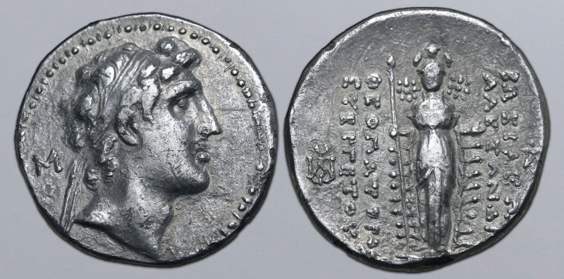 Seleukid Empire, Alexander I Balas AR Tetradrachm. Mallos, circa 152-145 BC. Dia...