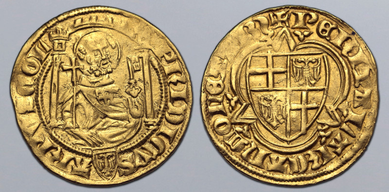 German States, Köln (Cologne, Archdiocese). Friedrich III von Saarwerden AV Gold...
