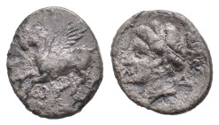 SICILY, Syracuse. Timoleon and the Third Democracy. 344-317 BC. AR Drachm. 3.55g 17.5m