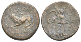 CORINTHIA, Corinth. 42/41 BC. AE. 4.43g 20.2m