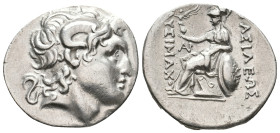 KINGS OF THRACE, Lysimachos (305-281 BC.) Byzantion. AR Tetradrachm.16.89g 29.2m