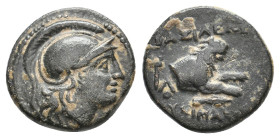 KINGS OF THRACE, Lysimacheia. Lysimachos (305-281 BC). AE 2.38g 14.2m