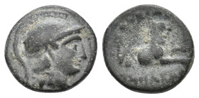 KINGS OF THRACE, Lysimacheia. Lysimachos (305-281 BC). AE. 2.3g 13.6m