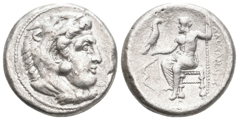 KINGS OF MACEDON, Alexander III 'the Great' (336-323 BC). AR Tetradrachm. 16.96g...