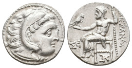 KINGS OF MACEDON, Alexander III 'the Great' (336-323 BC). AR Drachm. 4.22g 18.1m
