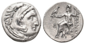 KINGS OF MACEDON, Alexander III 'the Great' (336-323 BC). AR Drachm. 4.18g 18.50m