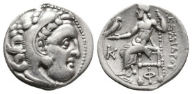 KINGS OF MACEDON, Alexander III 'the Great' (336-323 BC). AR Drachm. 4.27g 18.35m