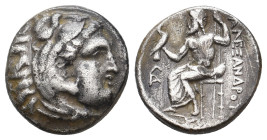 KINGS OF MACEDON, Alexander III 'the Great' (336-323 BC). AR Drachm. 4.15g 16.2m