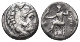 KINGS OF MACEDON, Alexander III 'the Great' (336-323 BC). AR Drachm. 3.27g 16.4m