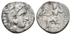 KINGS OF MACEDON, Alexander III 'the Great' (336-323 BC). AR Drachm. 3.96g 16.8m