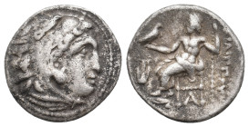 KINGS OF MACEDON, Alexander III 'the Great' (336-323 BC). AR Drachm. 4.26g 17.8m