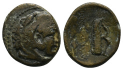 KINGS OF MACEDON, Alexander III 'the Great' (336-323 BC). AE. 3.43g 18.3m