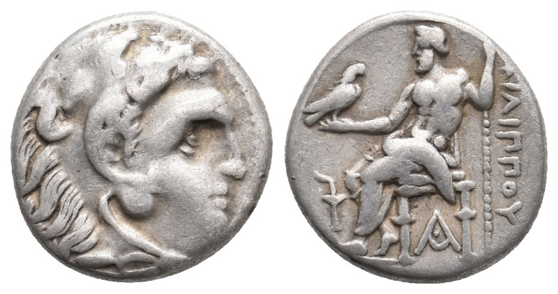 KINGS OF MACEDON, Philip III Arrhidaios. (323-317 BC). AR Drachm. 4.17g 15.6m