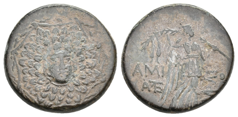 PONTOS, Amisos. Time of Mithradates VI Eupator. (Circa 85-65 BC). AE. 6.49g 21.1...