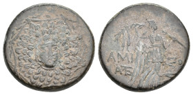PONTOS, Amisos. Time of Mithradates VI Eupator. (Circa 85-65 BC). AE. 6.49g 21.1m