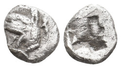 IONIA, Phokaia. (Circa 521-478 BC). AR Diobol. 1.34g 10.7m
