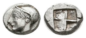 IONIA, Phokaia. (Circa 521-478 BC). AR Diobol. 1.31g 9.6m