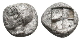 IONIA, Phokaia. (Circa 521-478 BC). AR Diobol.1.31g 9.8m