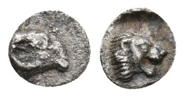 CARIA, Uncertain. (5th century BC.) AR Sixth Stater or Hemidrachm. 0.2g 6.8m