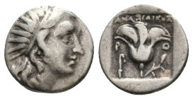 CARIA, Rhodes. (Circa 170-150 BC). AR Drachm. 2.65g 17.1m