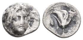 CARIA, Rhodes. (Circa 330-305 BC). AR Hemidrachm. 1.39g 12.1m