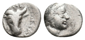 CARIA, Knidos. (300-225 BC) AR Hemidrachm. 1.11g 10.3m