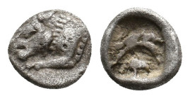 CARIA, Mylasa. (Circa 520-490 BC). AR 1/24 Stater. 0.41g 7.70m