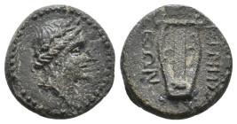 CARIA, Apollonia Salbace. (1st. centuries BC). AE. 4.45g 16.10m