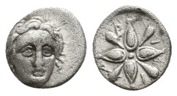 CARIA, Hidrieus. (351-344 BC) AR Obol. 0.83g 9.7m