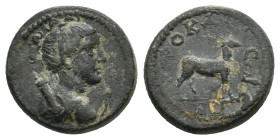 LYDIA, Hierocaesarea. (Circa 2nd-1st centuries BC) AE. 2.92g 14.9m