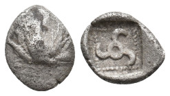 DYNASTS OF LYCIA, Uncertain Dynast. (480-430 BC) AR. 0.86g 11.3m