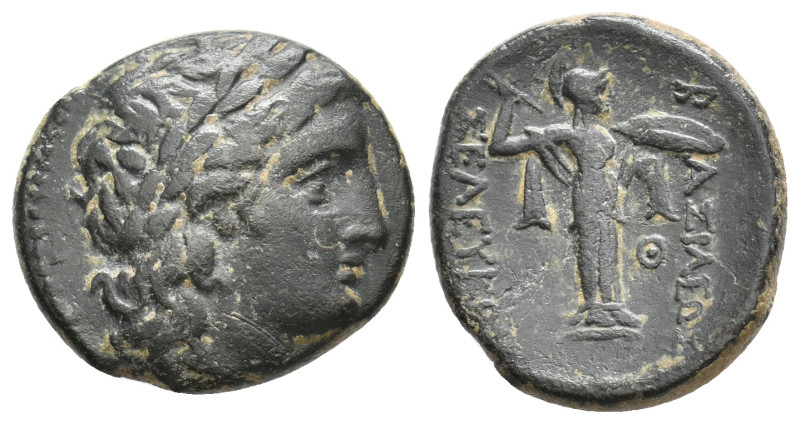 SELEUKID KINGS OF SYRIA, Seleukos I Nikator (312-281 BC). AE. 6.07g 20.2m