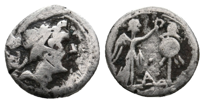 Anonymous (81 BC). AR Quinarius. 1.64g 13.7m