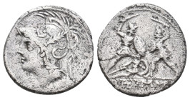 Q. Minucius M.f Thermus (103 BC) AR Denarius. 3.77g 11.6m