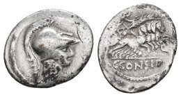 C. Considius Paetus (46 BC) AR Denarius. 3.47g 21.3m